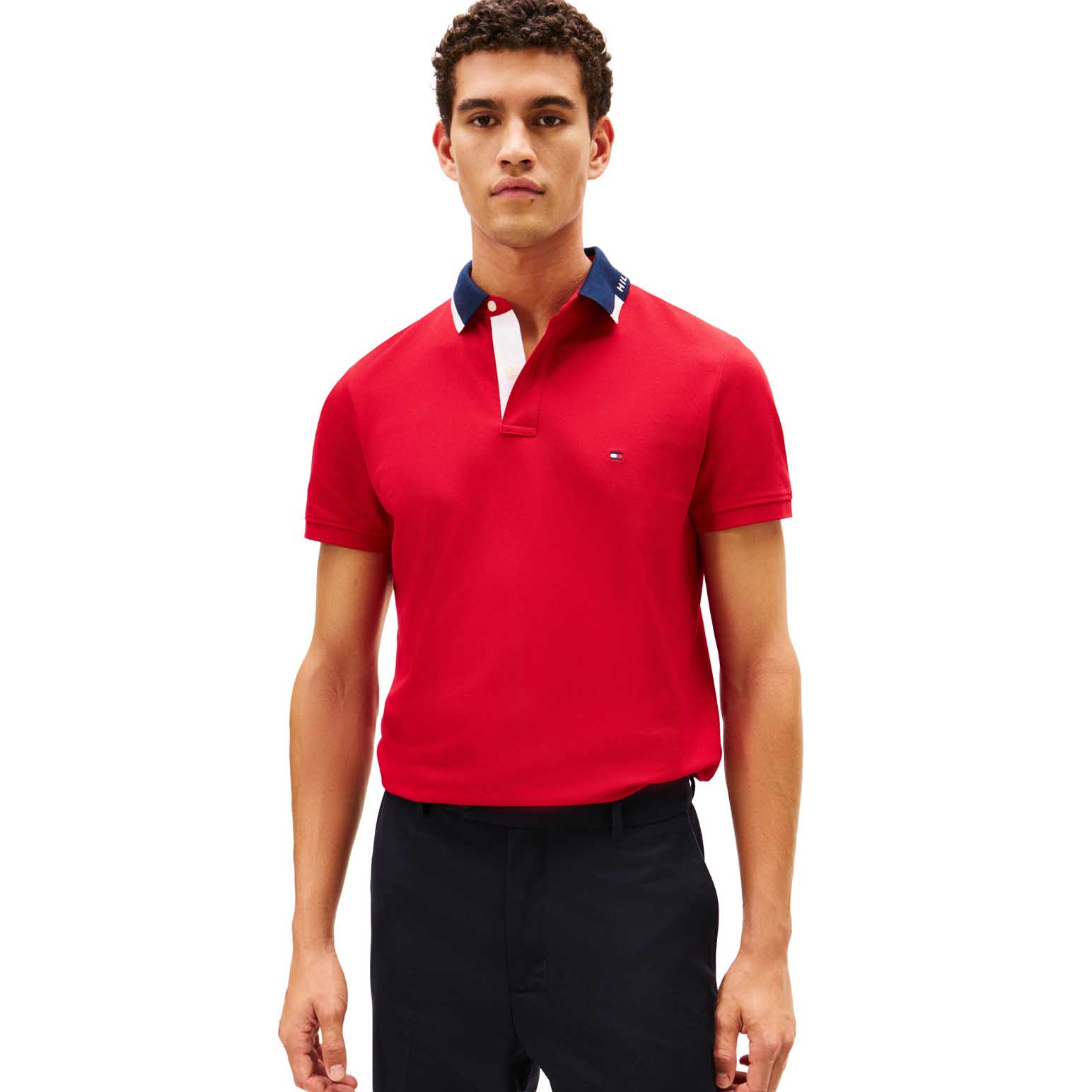 Tommy Hilfiger Pique Grafic Collar Reg Polo